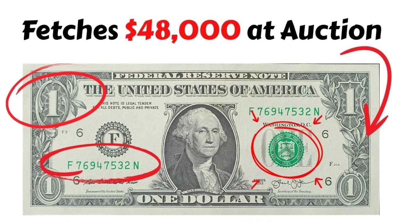 2013 $1 Bill Fetches $48,000 at Auction – Is Yours Valuable Too (1)
